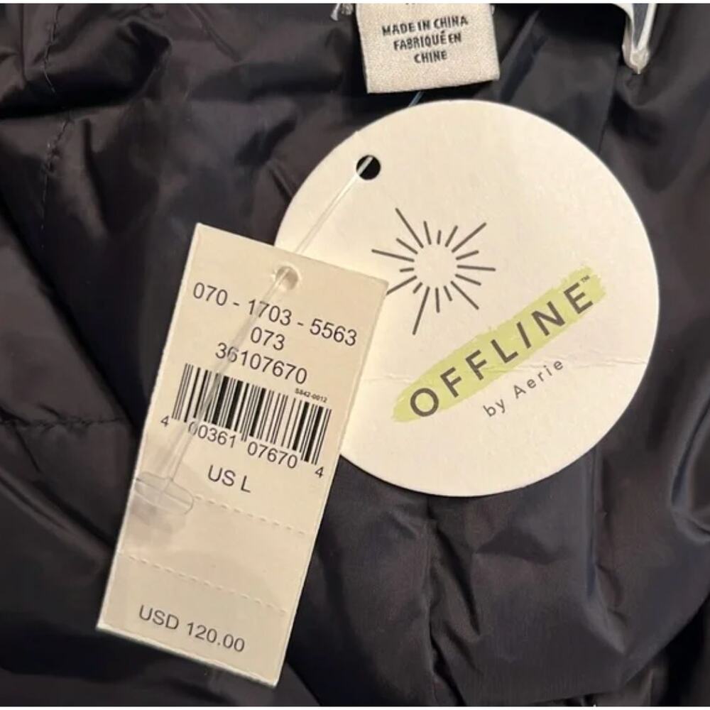 Aerie Offline Chillside Collection Women’s ski snow pants black NWT Size Large - Picture 7 of 8